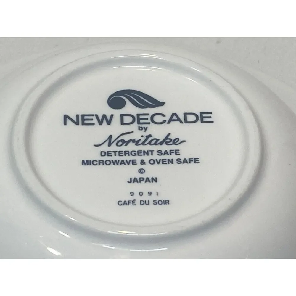 4 Noritake New Decade Cafe Du Soir 7